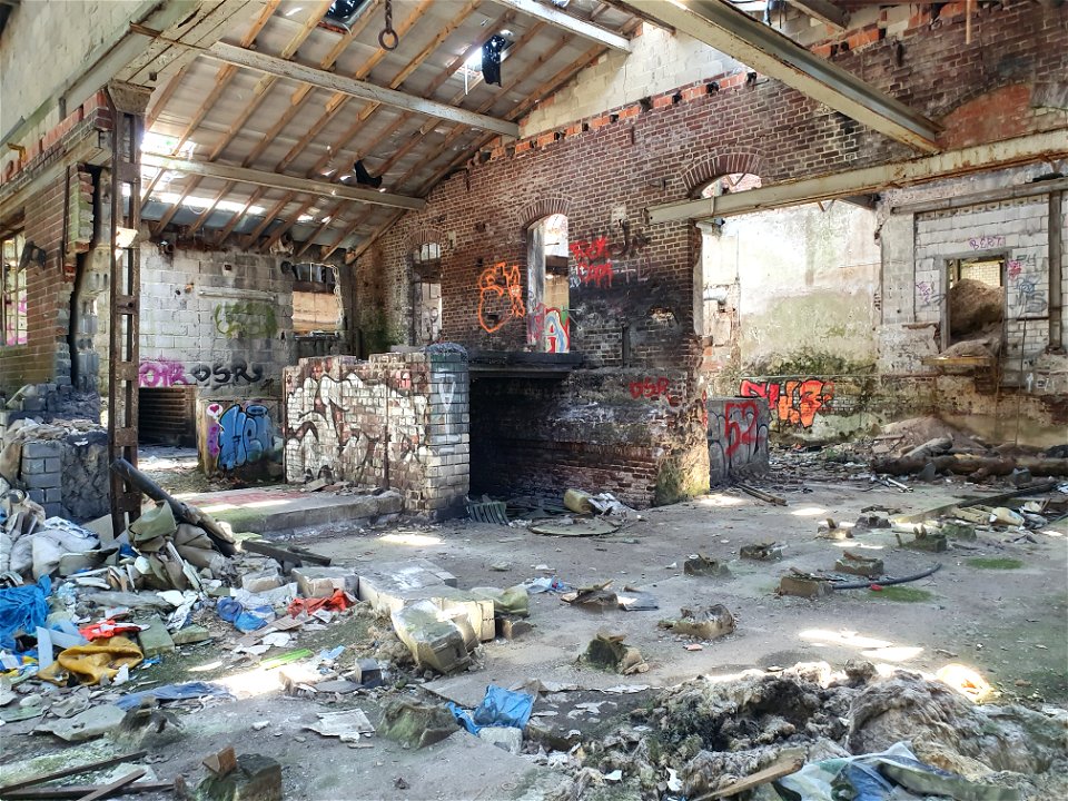 Urbex voormalige dakpannenfabriek Brüggen, Falzziegel Werk Brimges in Brüggen