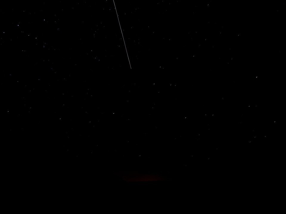 Drone , Night Sky from Evil Combe , Dartmoor National Park , Devon, UK