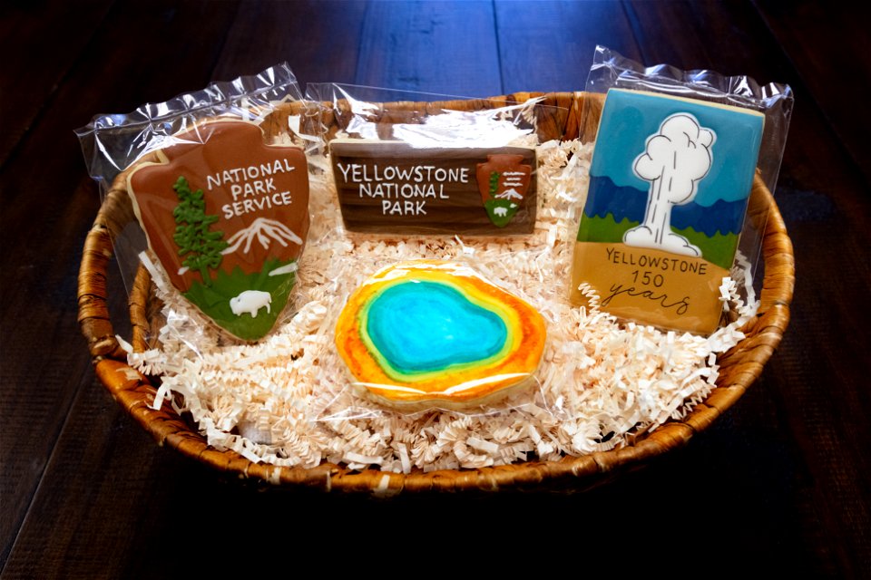150th anniversary cookies from our park partner, Yellowstone Forever