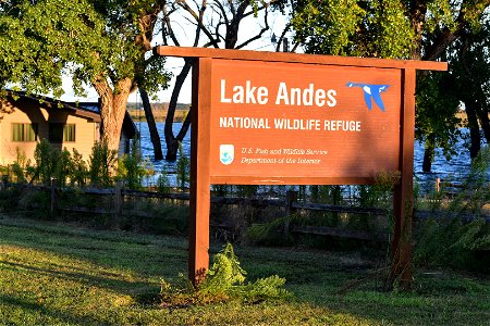 Lake Andes National Wildlife Refuge Sign photo