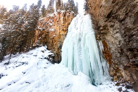 Frozen Lost Creek Falls photo