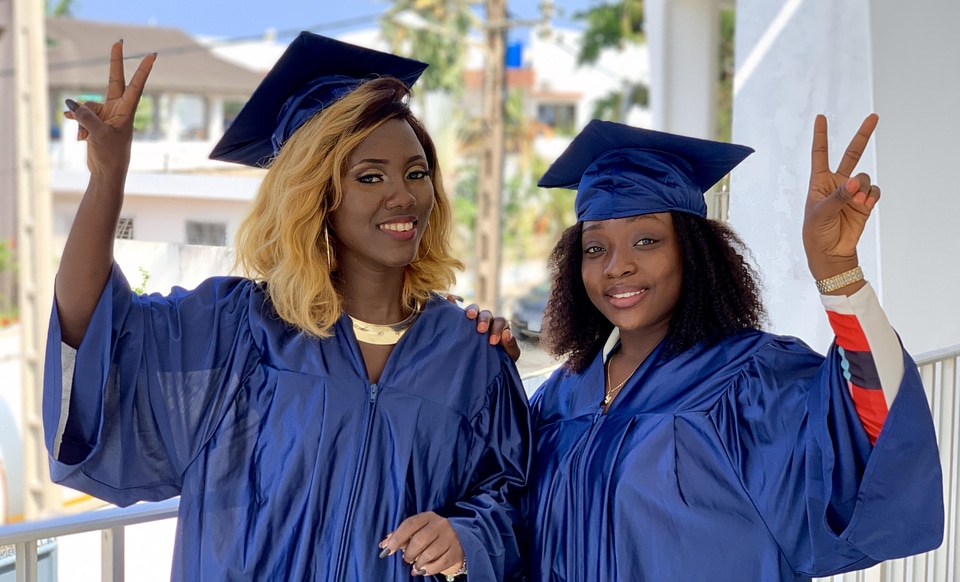 Graduation diploma mortarboard