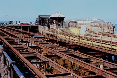 Remains of Ryde Pier tramway. photo