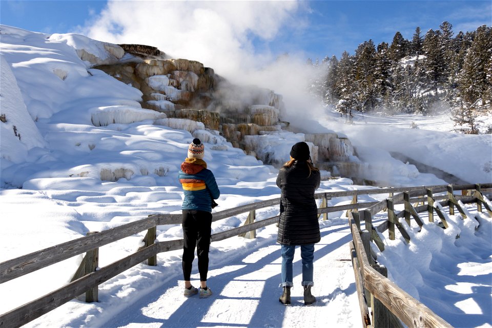 Visitors take photos of Palette Spring (1) photo