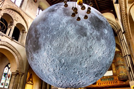 The Moon in Rochester Cathedral