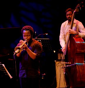 Ambrose Akinmusire Quartet 11 november 2017 Lantaren Venster Rotterdam - Ambrose Akinmusire & Harish Raghavan