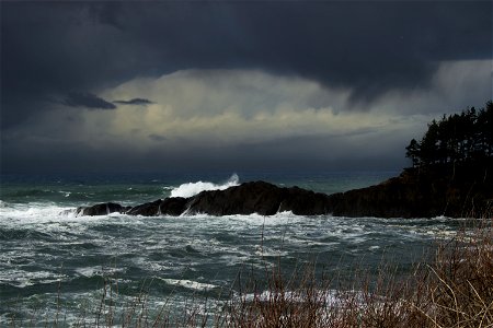 Storm coming, Depoe Bay, Oregon