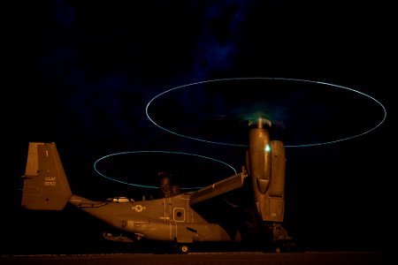 CV-22B DLQ with CVN 77