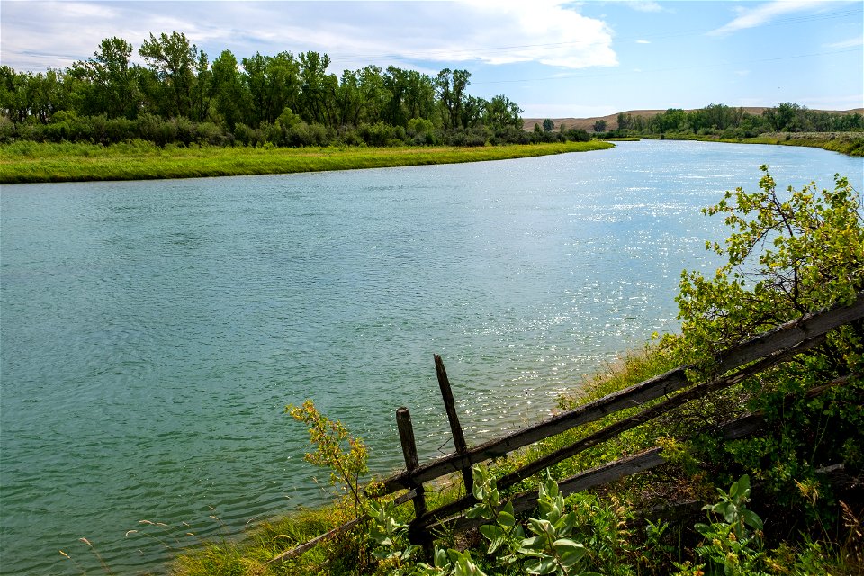 Marias River at Moffat Bridge Recreation Area
