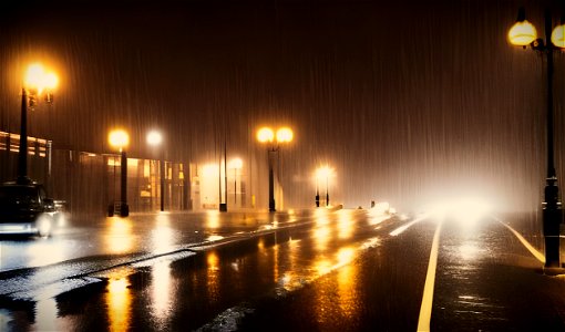 'Lonely, Rainy Night' photo