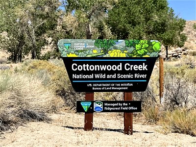 Cottonwood Creek WSR sign photo