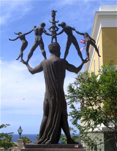 Old San Juan Statue ,Puerto Rico photo