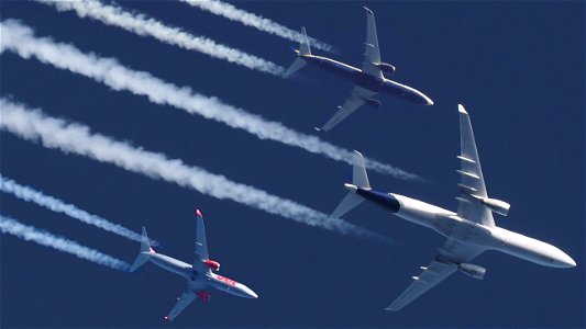 Two Boeing 737 and an Airbus A330: