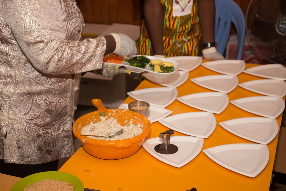 People plate kitchen