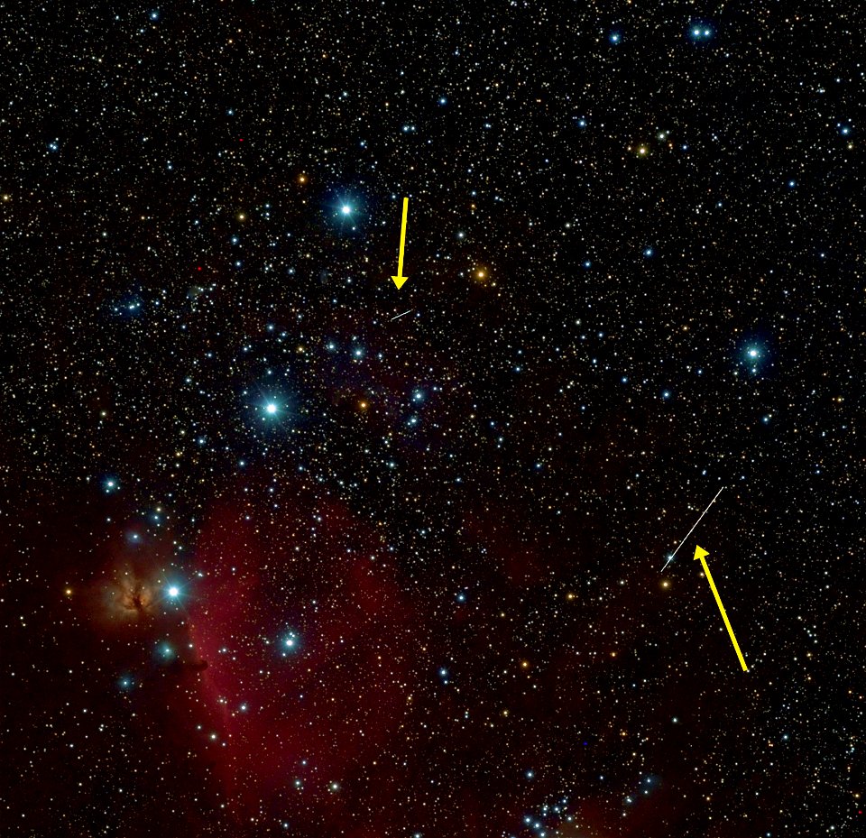 Astrophotography and artificial satellites