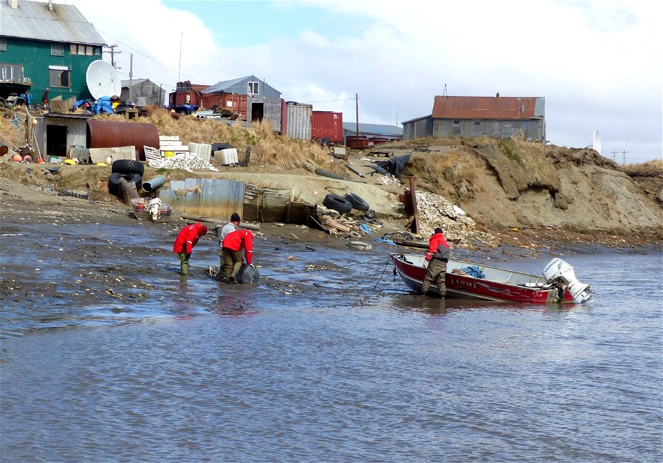 Boating from Chevak to Tutakoke