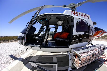 MAY 19: The cockpit of a helitack helicopter photo