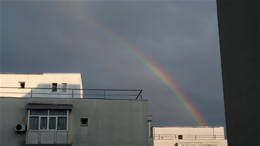 rainbow in abrud str (21) photo