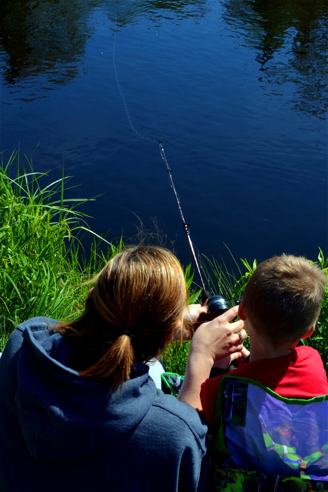 Kids Fishing Day photo