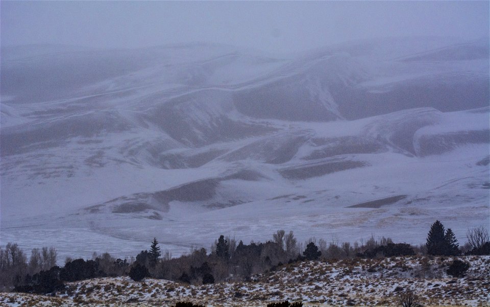Ethereal Snowy Dunes