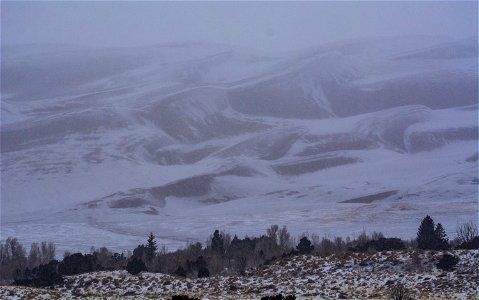 Ethereal Snowy Dunes
