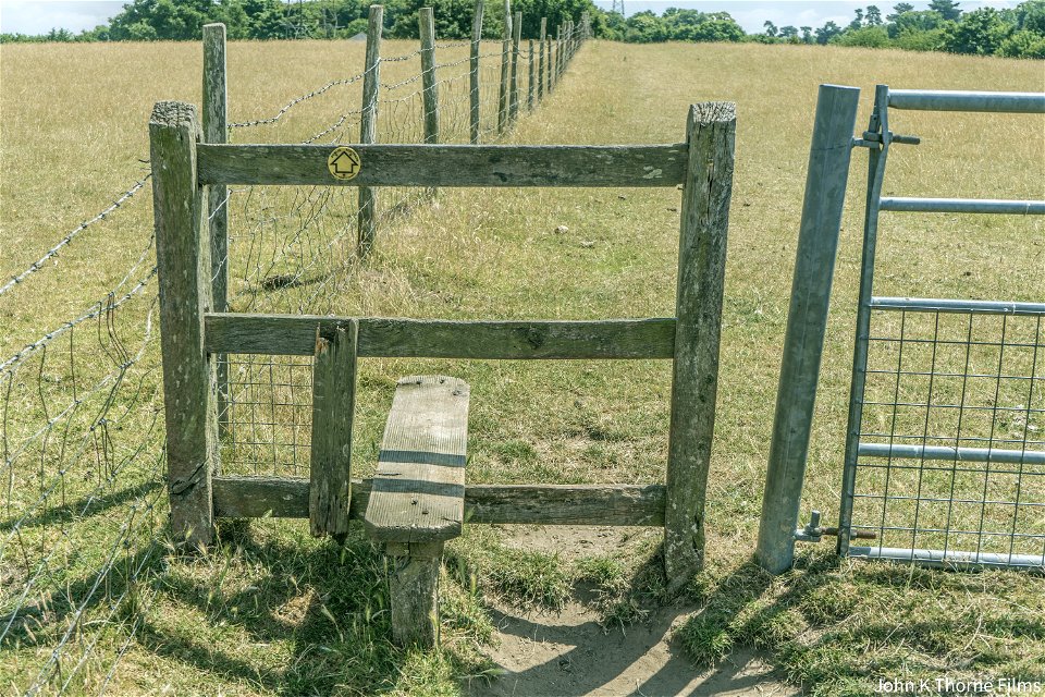 A stile. I always try the gate. Much easier.