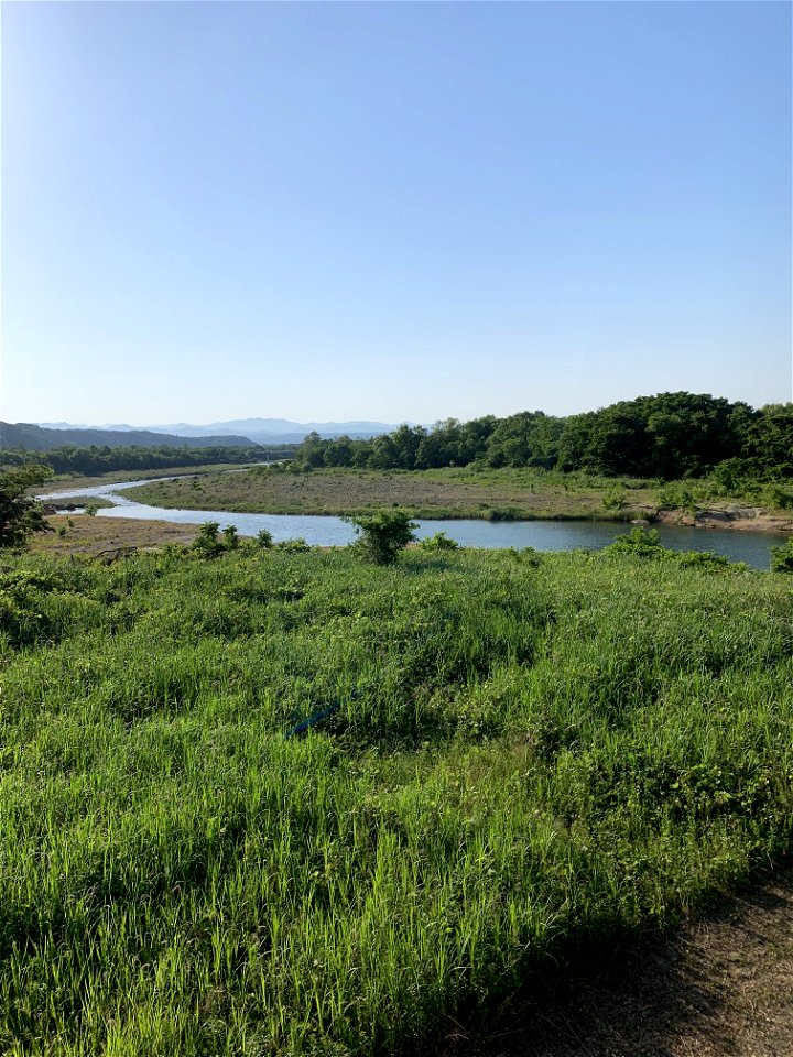 Tama River in Akishima-shi