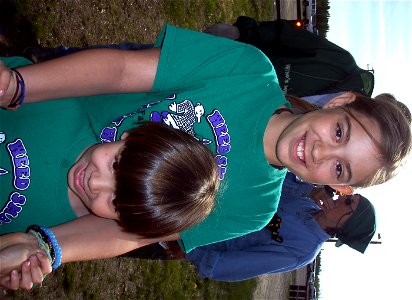 Sibling weed pullers