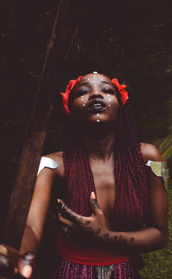 People festival portrait