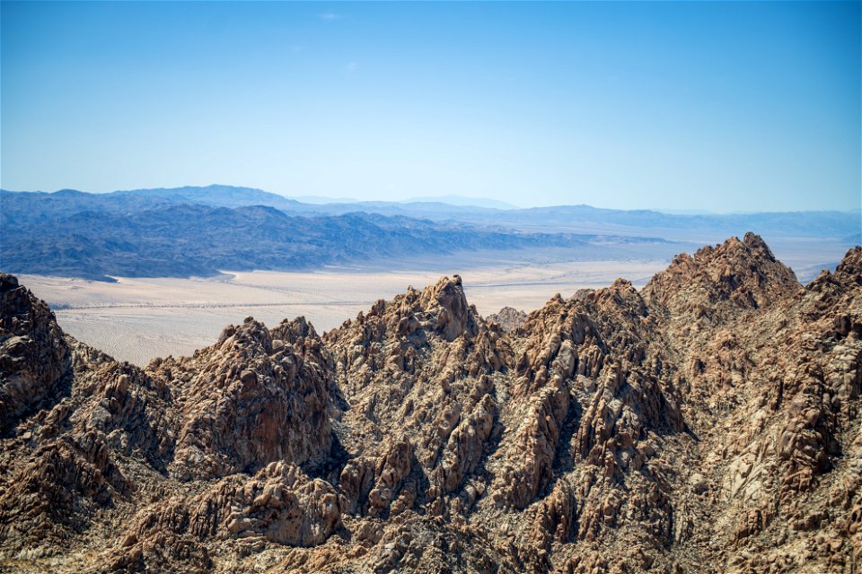 Aerial view of Joshua Tree National Park