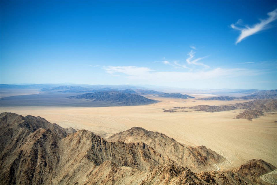 Aerial view of Joshua Tree National Park photo