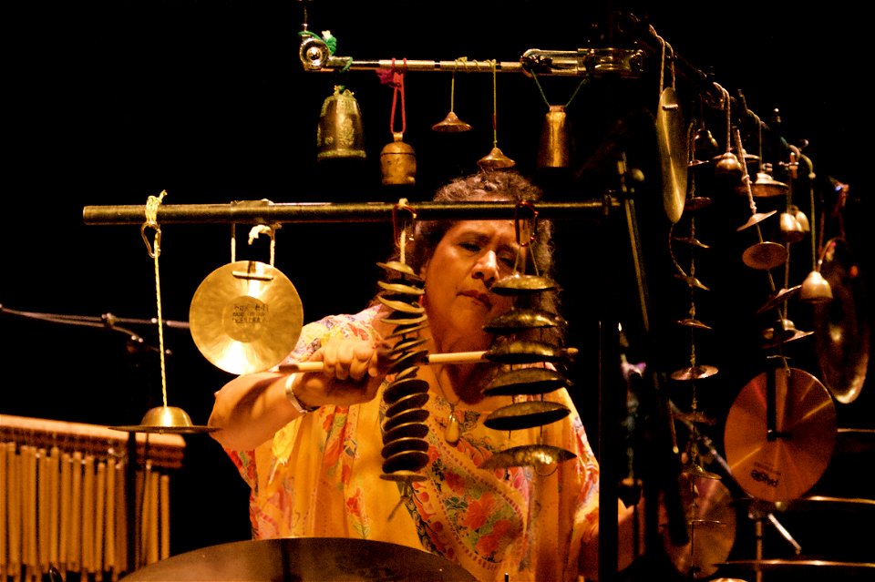 Marilyn Mazur Quartet BIM Amsterdam 3 september 2014 - Marilyn Mazur