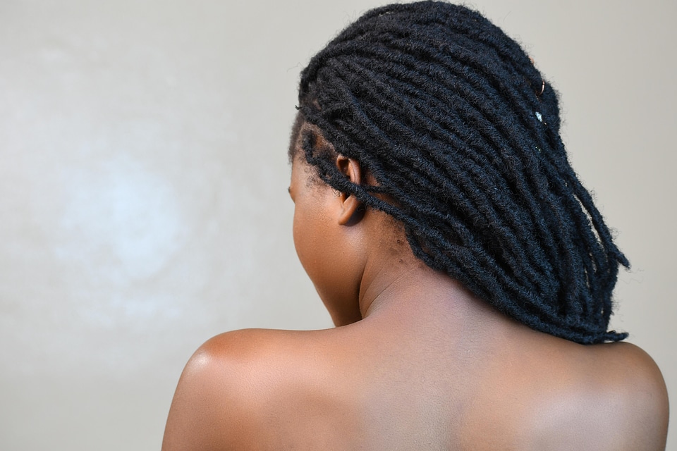Braids hair style back