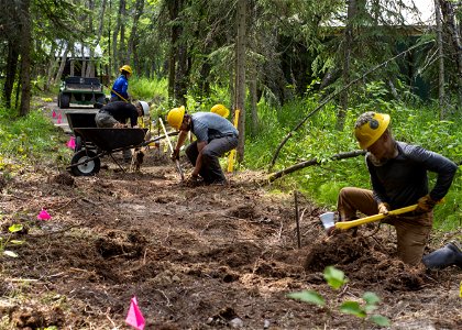 Student Conservation Association trail crew 2021
