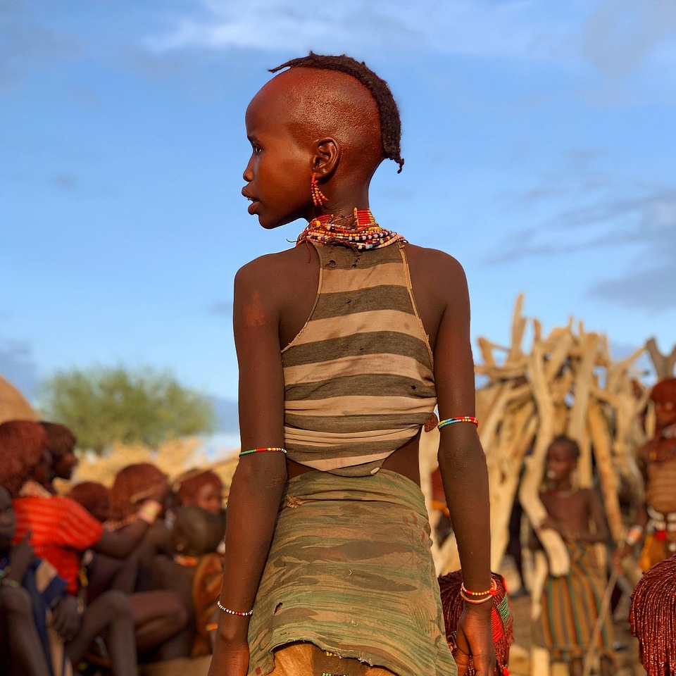 People tribal rite body