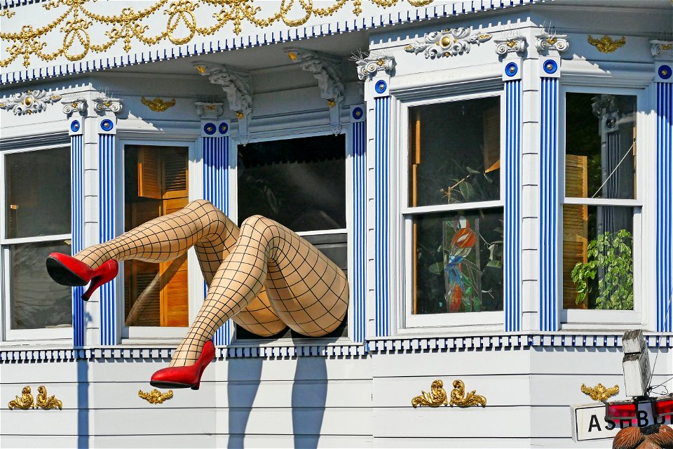 Legs Out The Window.