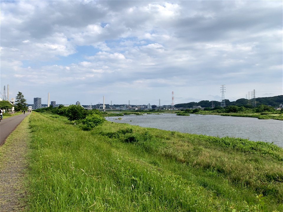 Tama River in Yotsuya, Fuchu-shi
