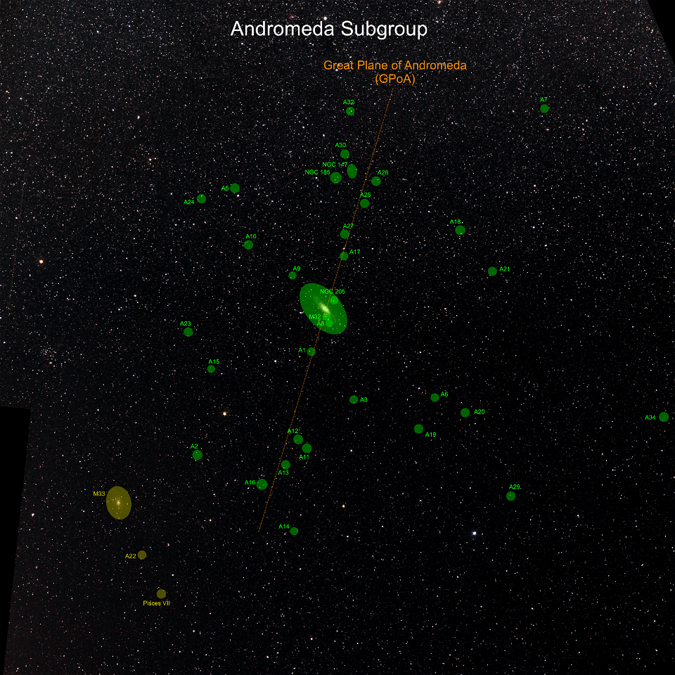 The Andromeda Subgroup map photo