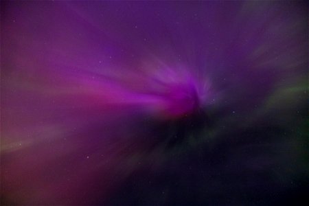 Northern Lights April 23, 2023: Overhead photo
