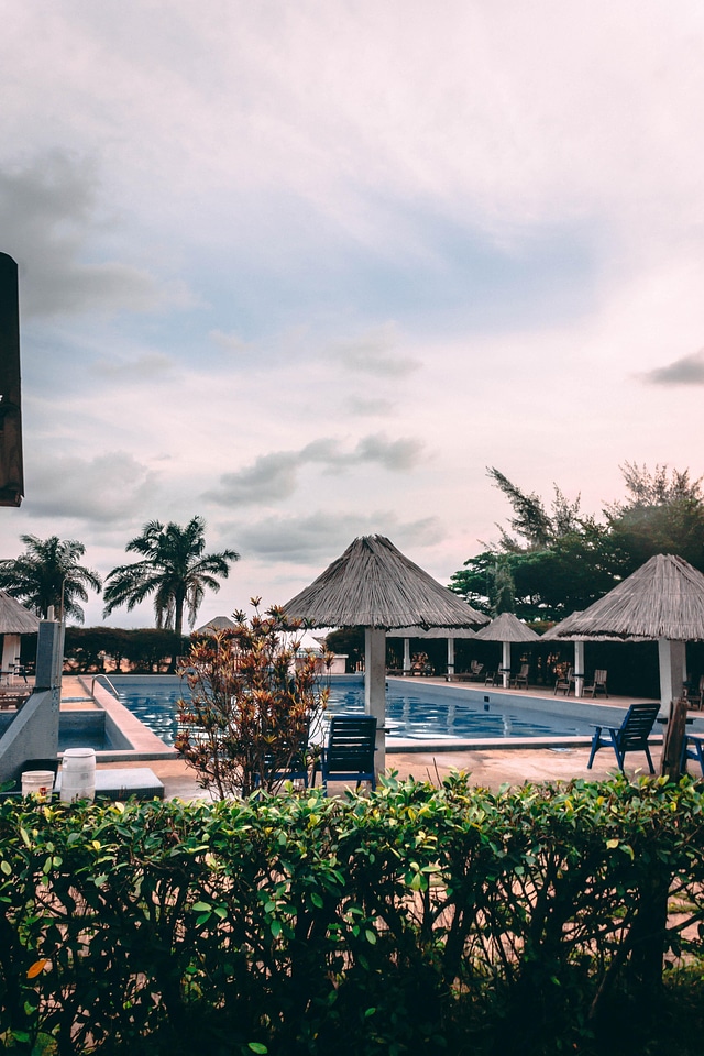 Hotel hostel swimming pool