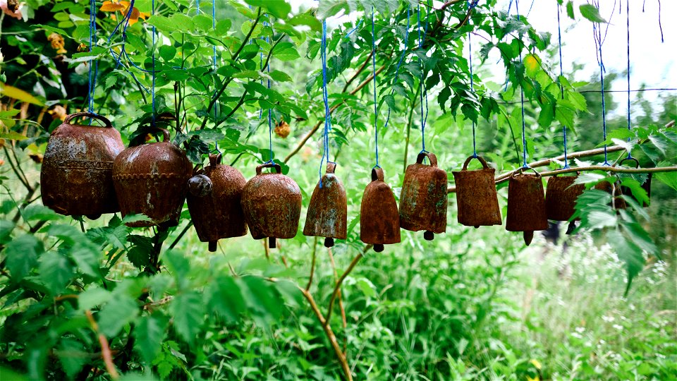 Campanas oxidadas en Kienstock, Austria photo