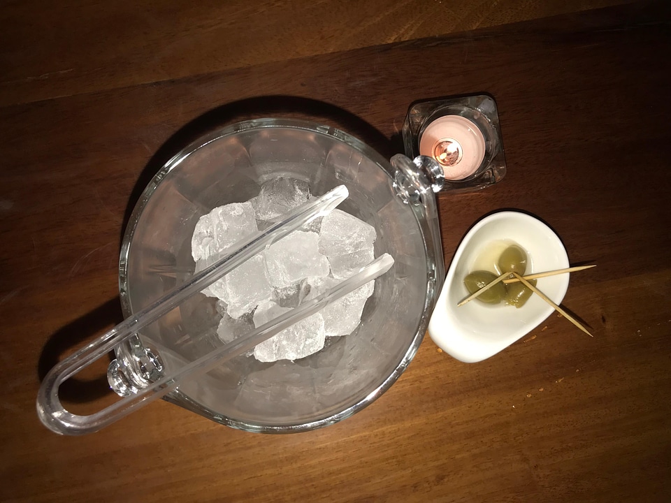 Food glass container