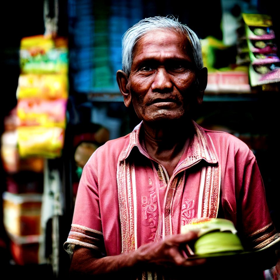 'Ghazaar in His Kuala Lumpur Shop'