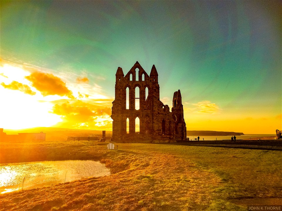Whitby Abbey Sunset