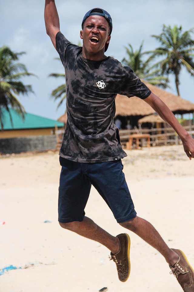 Beach resort people