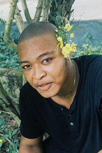 Portrait flowers face