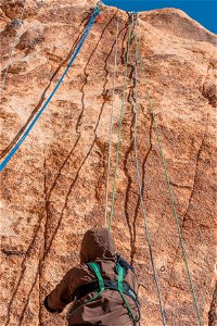 Adaptive Climbing In Indian Cove photo