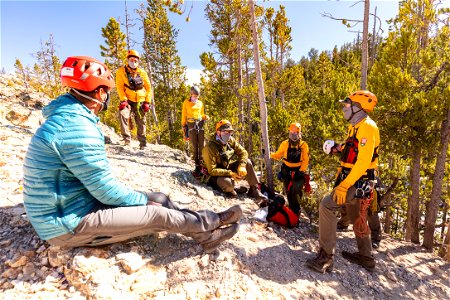 High-angle search & rescue training in Canyon: scenario debrief photo