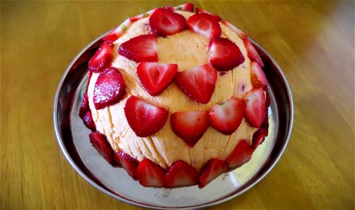 Jay's Cream-Cheese, Ginger-Strawberry Pudding