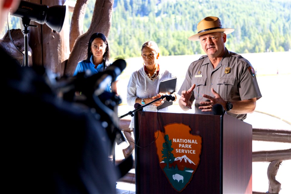 Yellowstone flood event 2022: Cam Sholly speaks at a press availability (2)